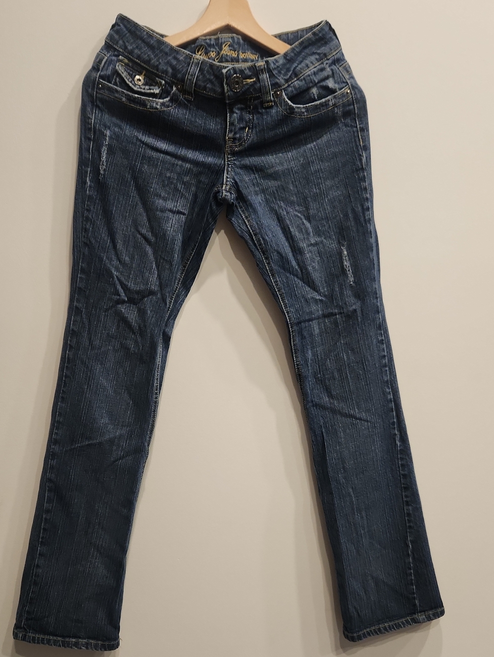 Guess Dark Blue Straight-Leg Women’s Jeans